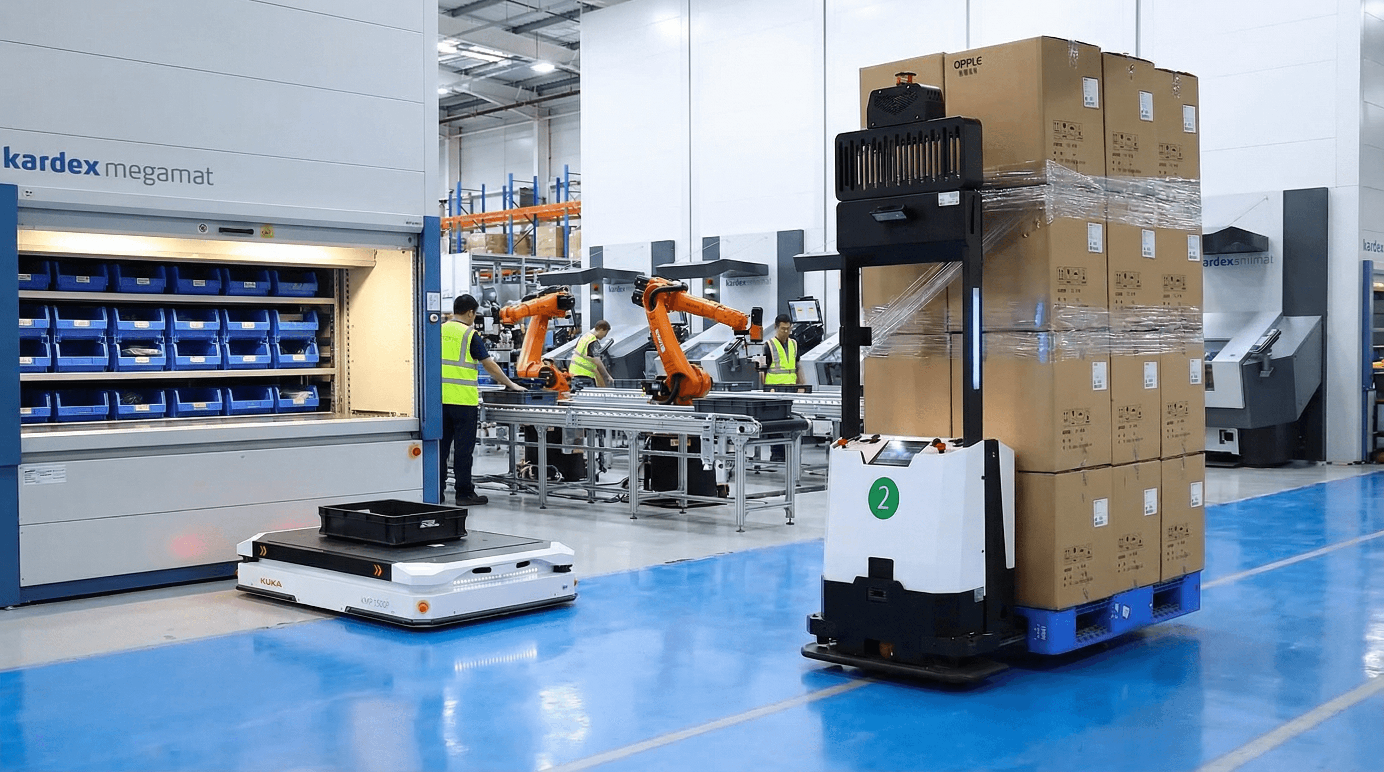 Исследование: складские промышленные роботы и возможности автоматизации