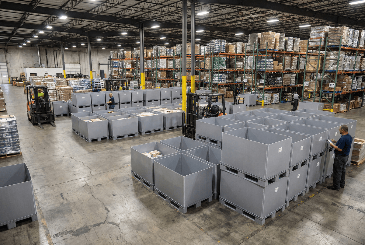 Буферная зона на 30+ контейнеров