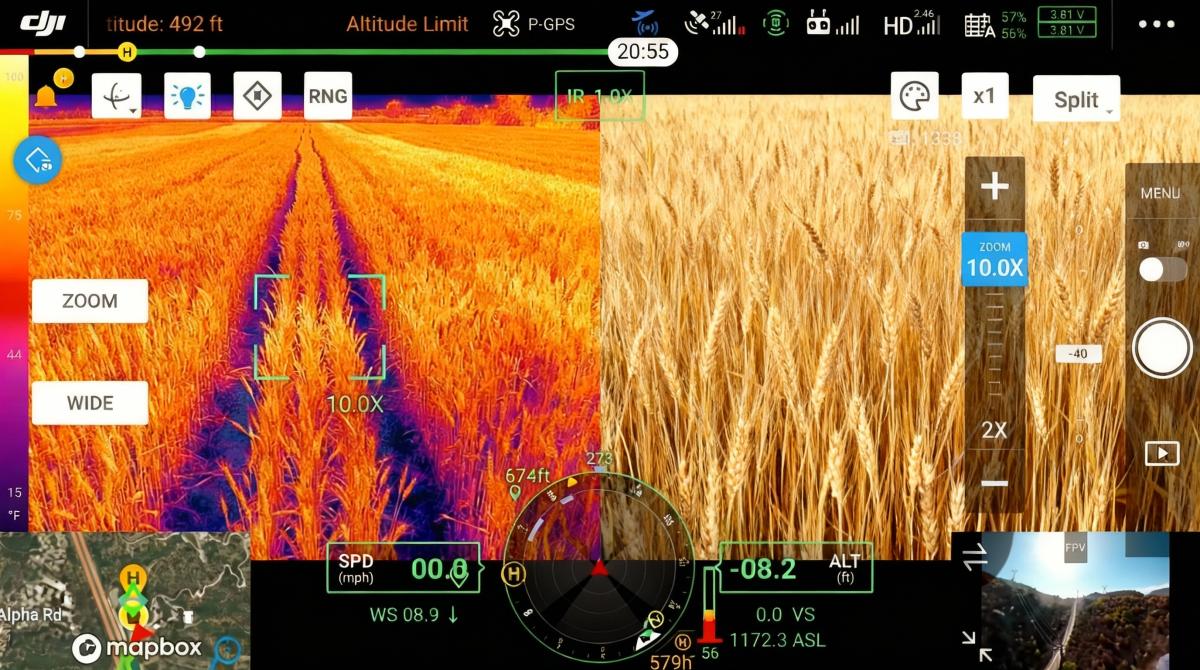 БАС со спектральной NIR-камерой